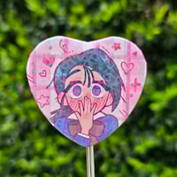 Image 12 of alnst ❄️ heart button badge