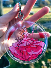Image 3 of Wicked Inspired Glinda Keychain
