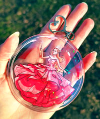 Image 2 of Wicked Inspired Glinda Keychain
