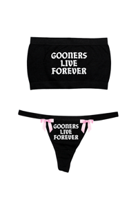 GOONERS LIVE FOREVER TUBE TOP SET