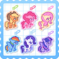 Image 1 of mlp ❄️ glitter epoxy charm