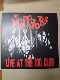 Image 2 of THE METEORS -  LIVE AT THE 100 CLUB LP GOLDEN VINYL