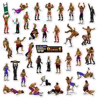 Image 1 of WWF Royal Rumble Sticker/Magnet Sets (35 Pieces)
