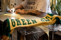 Image 3 of 4/20 GREEN ONE Felt Flag by Oxford Pennant