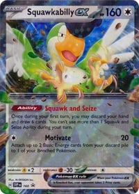 Squawkabilly ex - 160 - SV: Scarlet & Violet Promo Cards - Near Mint