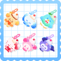 Image 1 of soda floats ❄️ acrylic charms