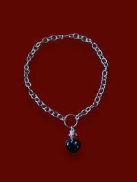 Image 3 of heart vial chain necklace