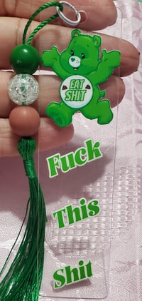 Image 2 of Clear Acrylic Beaded Bookmarks 