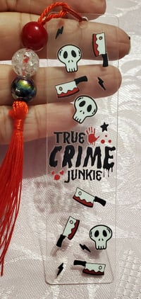 Image 4 of Clear Acrylic Beaded Bookmarks 