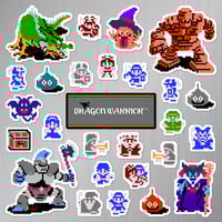 Image 2 of Dragon Warrior Sticker/Magnet Sets (27 Pieces) 