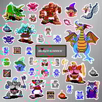 Image 2 of Dragon Warrior Sticker/Magnet Sets (36 Pieces)
