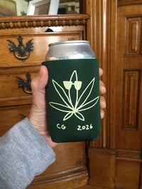 Image 2 of 4/20 Weed Leaf Can Koozie