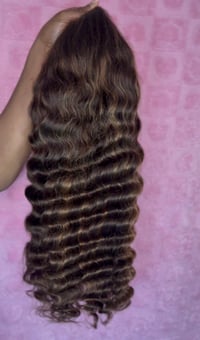 Image 1 of 13x4 Honey brown deep wave