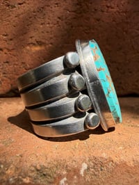 Image 6 of WL&A Handmade Old Style Heavy Ingot Gem Grade Royston Medicine Ring - Size 12