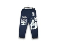 Image 1 of  Lauren Hill Custom Upcycled Reworked Screen Print MCFR  sweatpants 