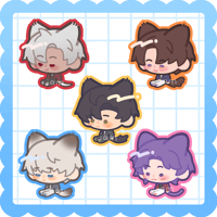 Image 1 of kitties ❄️ waterproof vinyl sticker