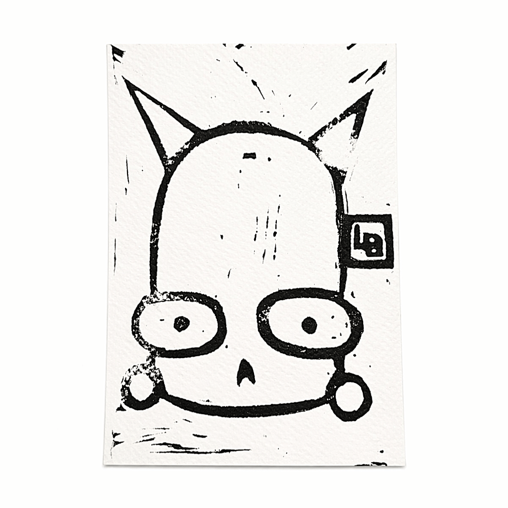 Image of A6 LINOCUT PRINT - #1