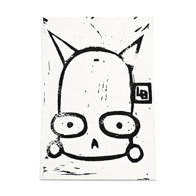 Image of A6 LINOCUT PRINT - #1