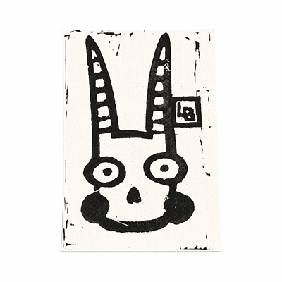 Image of A6 LINOCUT PRINT - #2