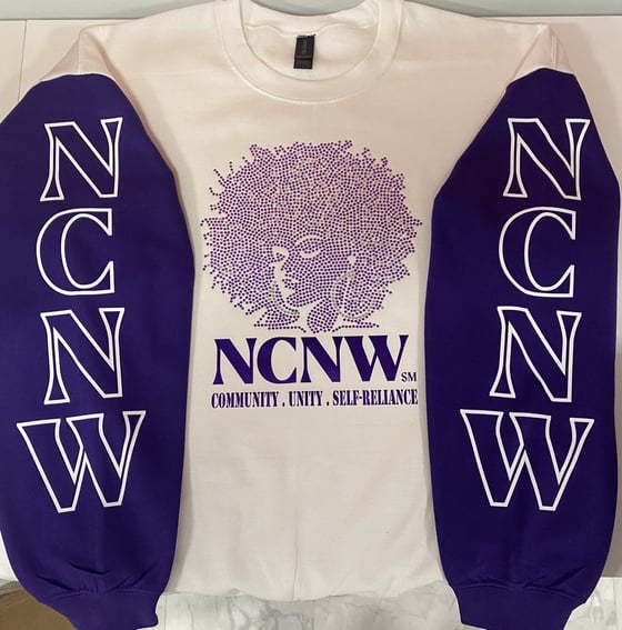 Image of NCNW Afro Lady Sweatshirt