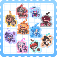 Image 1 of holostars en ❄️ epoxy charm