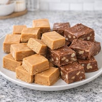 Image 1 of Homemade Fudge – Classic Chocolate, Chocolate Walnut & Creamy Peanut Butter