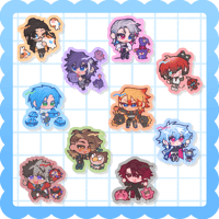 Image 1 of holostars en ❄️ waterproof vinyl sticker