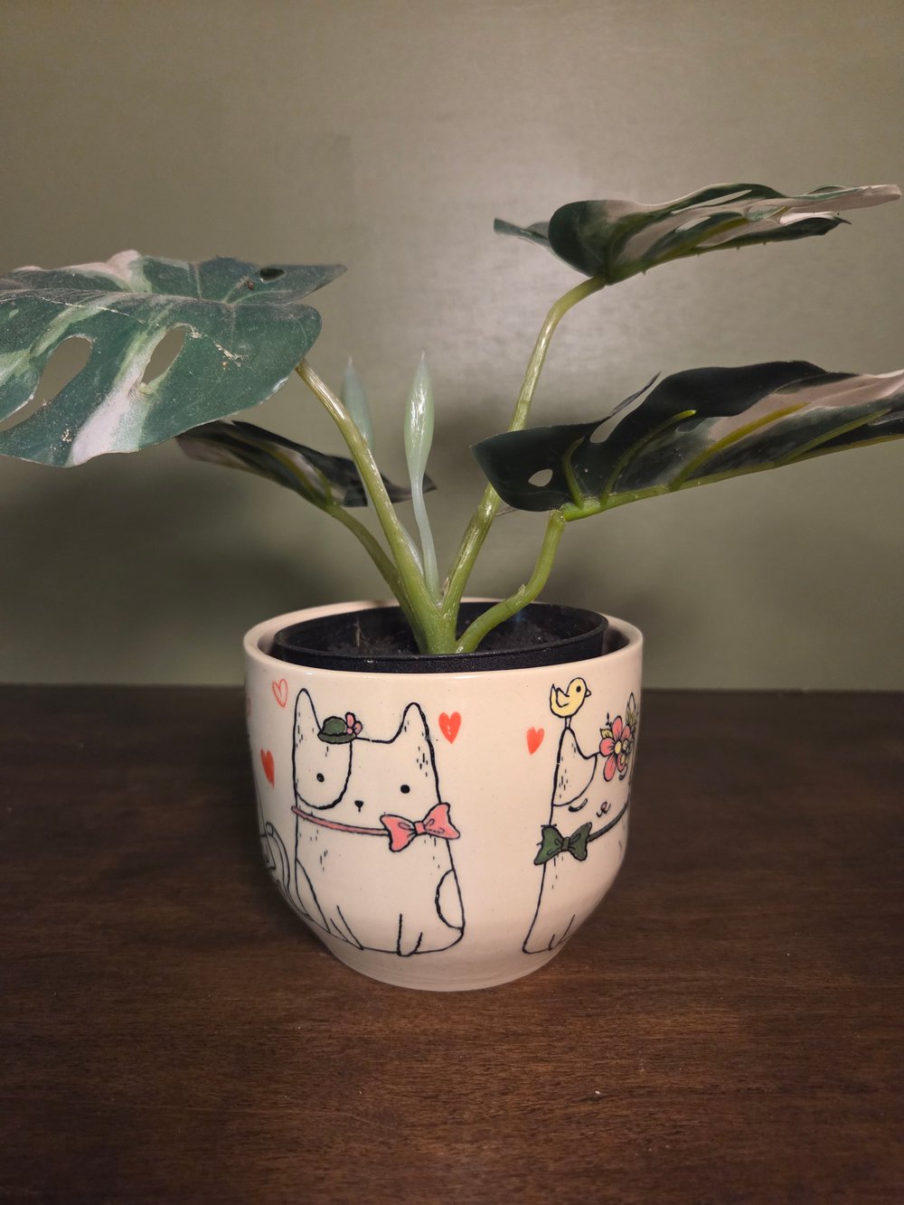 Image of Fancy cat pot
