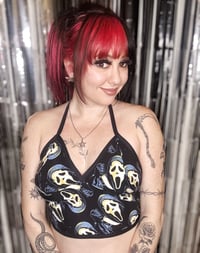 Image 1 of 1 of 1 Ghostface tieback top