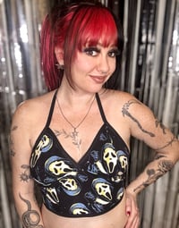 Image 3 of 1 of 1 Ghostface tieback top