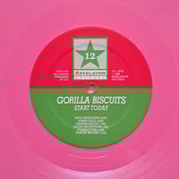 Image 2 of GORILLA BISCUITS - "Start Today" LP (Pink Vinyl) 