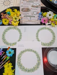 Image 1 of 🌸🌱 Spring Wreath Nature Craft & Fine Motor Activity