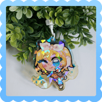 Image 6 of vocaloid ❄️ holographic acrylic charm