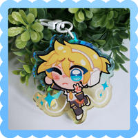 Image 9 of vocaloid ❄️ holographic acrylic charm
