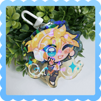 Image 8 of vocaloid ❄️ holographic acrylic charm