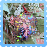 Image 17 of vocaloid ❄️ holographic acrylic charm