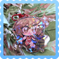 Image 16 of vocaloid ❄️ holographic acrylic charm
