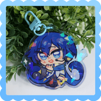 Image 10 of vocaloid ❄️ holographic acrylic charm