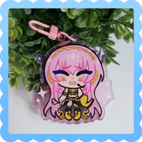 Image 15 of vocaloid ❄️ holographic acrylic charm