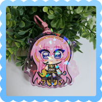 Image 14 of vocaloid ❄️ holographic acrylic charm