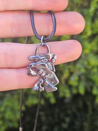 Image 2 of Ready to ship! Mens oxidised Necklace ( Sterling Silver) 