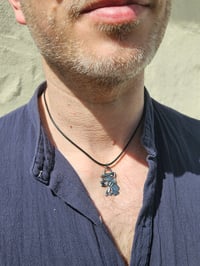 Image 10 of Ready to ship! Mens oxidised Necklace ( Sterling Silver) 