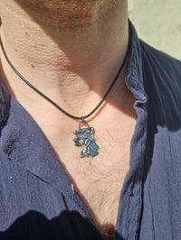 Image 4 of Ready to ship! Mens oxidised Necklace ( Sterling Silver) 