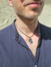 Image 12 of Ready to ship! Mens oxidised Necklace ( Sterling Silver) 