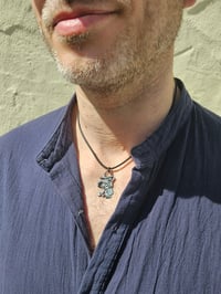 Image 13 of Ready to ship! Mens oxidised Necklace ( Sterling Silver) 