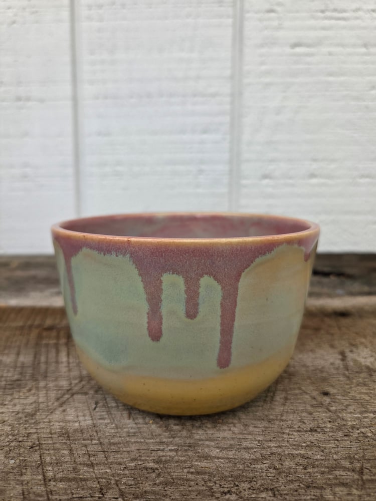 Image of Pink drip bowl