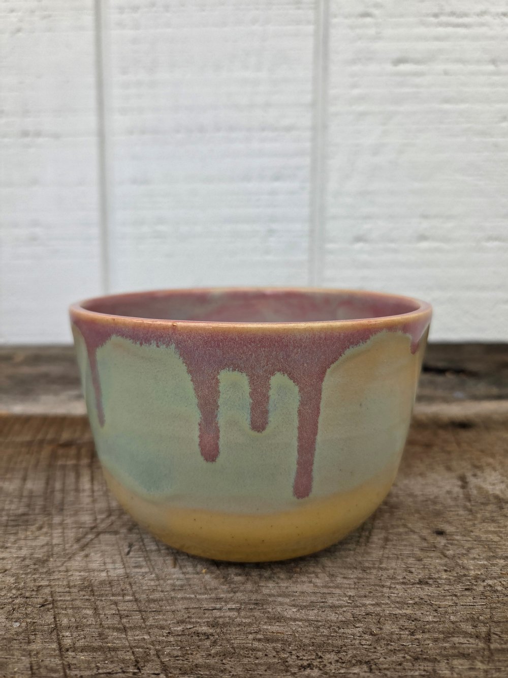 Image of Pink drip bowl