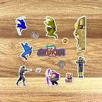 Image 3 of Shinobi Arcade Sticker/Magnet Sets (34 Pieces) 