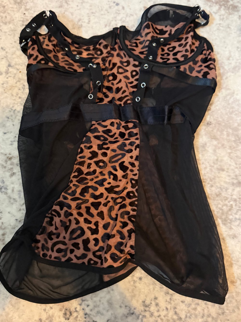 Image of PHOTOSHOOT WORN - leopard print babydoll