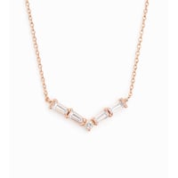 Image 1 of Deco Baguette Statement Necklace